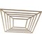 Ekena Millwork Raven Wood Fretwork Pierced Ceiling Medallion, Birch, 28"OD x 10 1/4"ID x 3/8"T CMWP28X28X0375RABI - alternate 2